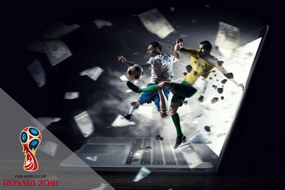 Perangkat menampilkan suasana pertandingan olahraga